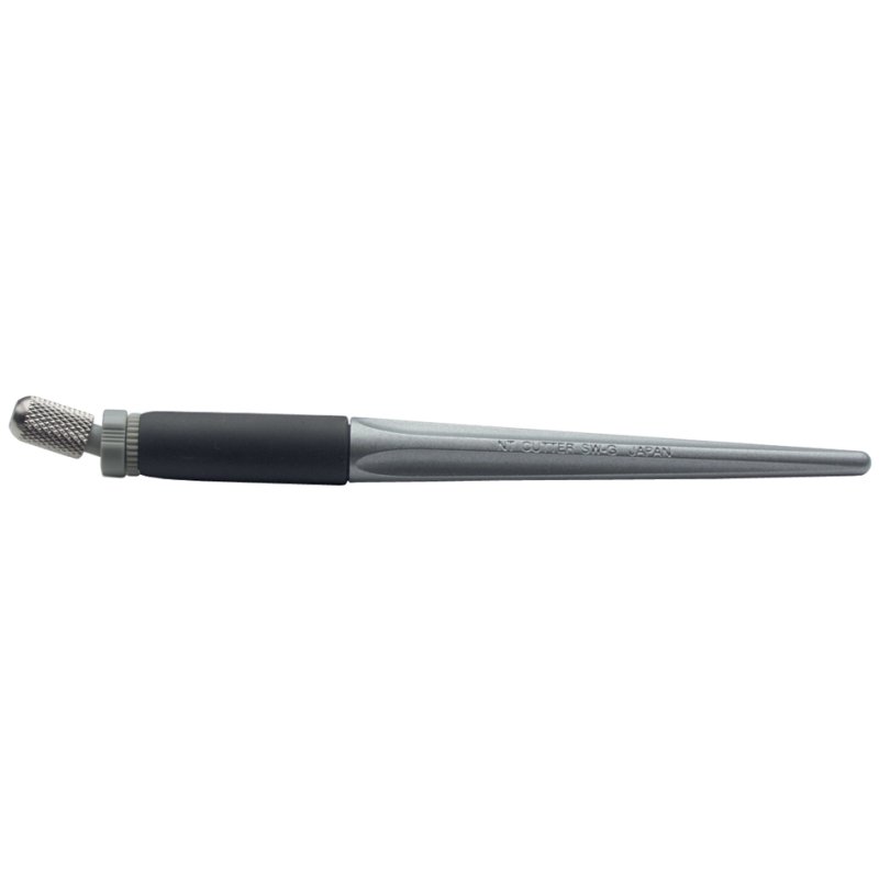 NT Cutter grafisch mes SW-600 GP, roterende meshouder, aluminium handvat, zilver/zwart
